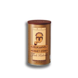 A box contains 500 grams of Mehmet Efendi Turkish roasted coffe